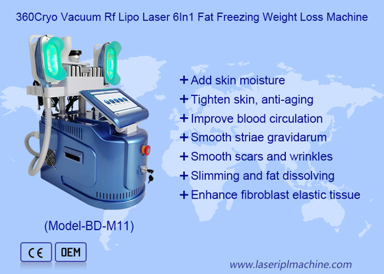 Máquina portátil do emagrecimento de Cryolipolysis, máquina de congelação gorda da lipoaspiração do salão de beleza
