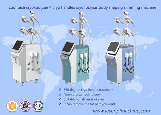 Bom preço Corpo que dá forma à máquina do vácuo de Cryolipolysis, máquina gorda do emagrecimento do gelo de Cryolipolysis de 4 punhos on-line