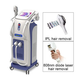Máquina de beleza de remoção de cabelo a laser de diodo IPL 808nm multifunção
