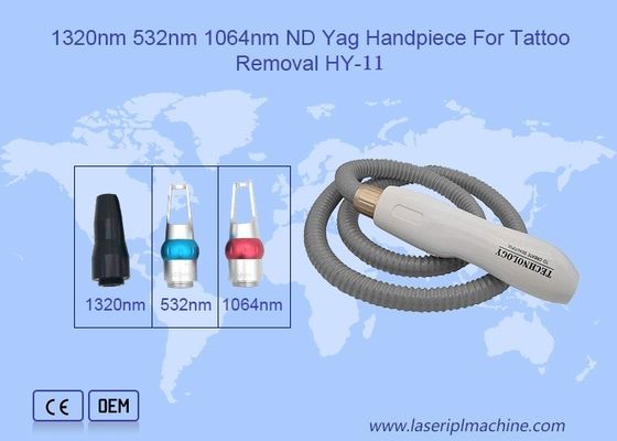 Remover tatuagens 1320nm 532nm 1064nm Nd Yag Laser Handpiece