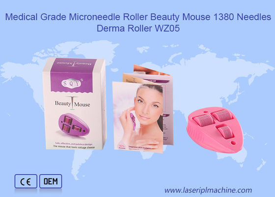 Grade Médica Microneedle Roller Derma Roller Anti-Envelhecimento Cuidados da Pele Rato de Beleza