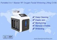 8 em 1 máquina de levantamento clareando facial da beleza do oxigênio bipolar do RF