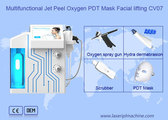 Alvejante de levantamento de Jet Peel Machine For Facial do oxigênio da máscara de PDT