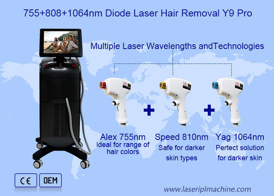 Máquina de remoção de pelos a laser de diodo de 1064nm