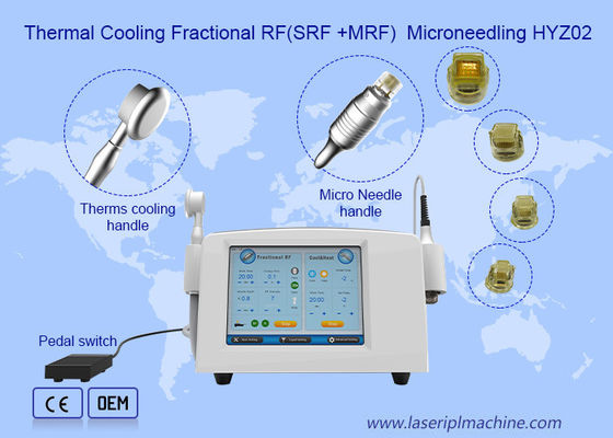 Máquina de RF portátil de Microneedle fracionada para remoção de rugas