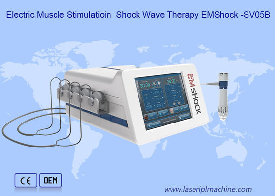 Estimulação Muscular Elétrica 1000mj Máquina de Terapia de Alivio da Dor com Ondas de Choque