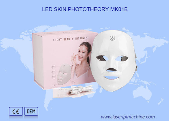 Pdt LED Light Beauty Colorido Rejuvenescimento da Pele Mascara Facial Restraindo