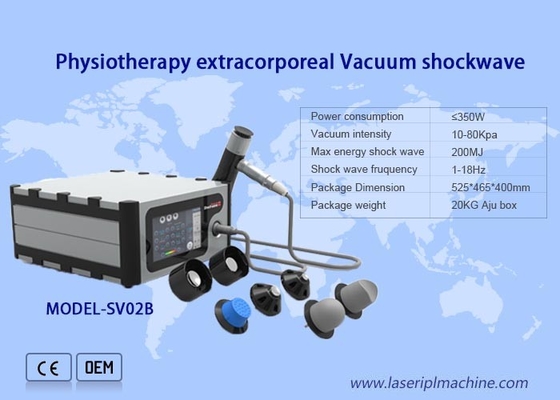 máquina da terapia da inquietação de 80kpa Eswt portátil