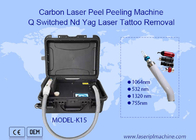 máquina da remoção da tatuagem do laser do Nd Yag do interruptor de 532nm 1064nm 1320nm Q