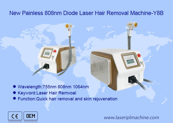 Nova máquina de remoção de cabelo laser de 808nm de diodo indolor