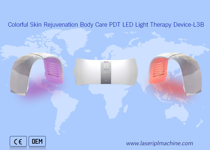 Grado Médico 7 Cor Rejuvenescimento da Pele Cuidados corporais Pdt Máquina de Terapia de Luz Led