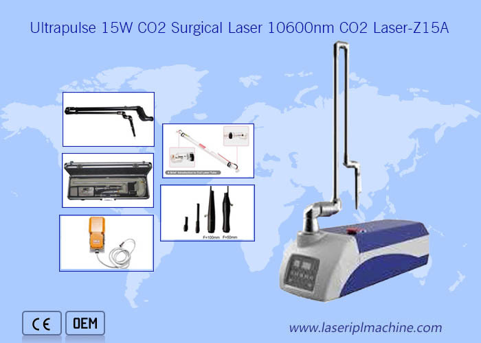 Scar a máquina médica cirúrgica do laser do CO2 da remoção e da remoção 15W do pigmento
