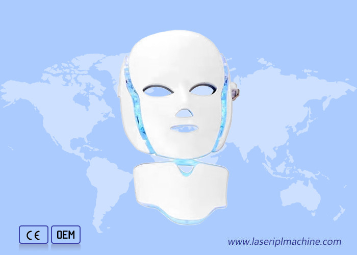 7 Colour Led Pdt Facial Wrinkle Removal Light Therapy Máscara para uso doméstico