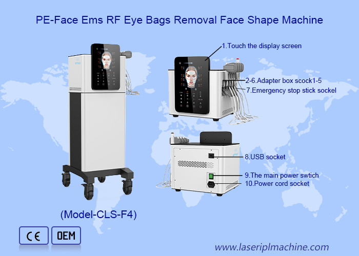 EMS Máquina de Microcorrente Face Lifting Apertar bochechas Levante a pele com face e corpo aperto