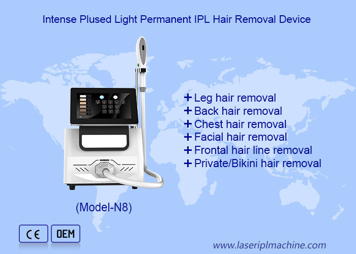 Máquinas IPL portáteis de remoção de poros para corpo e rosto IPL de remoção de pelos a laser