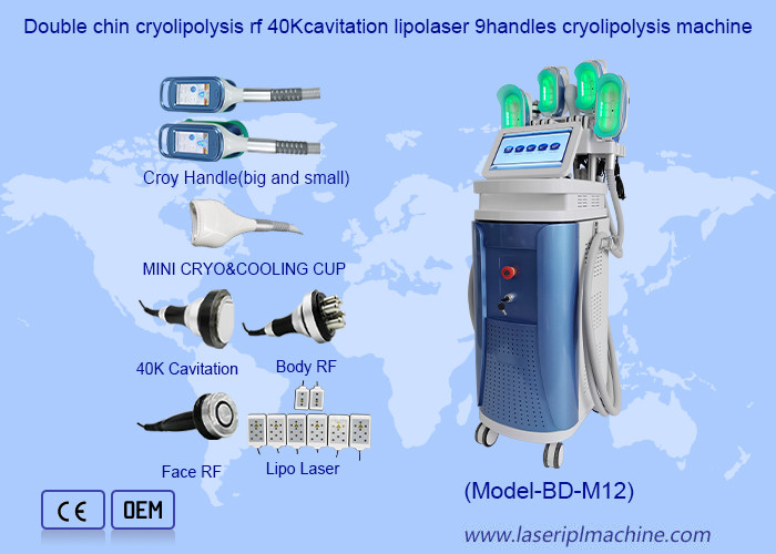 40K Cavitação RF Lipo 360 Cryo Cool Corpo Esculpindo Gordura Congelamento Máquina de Perda de Peso