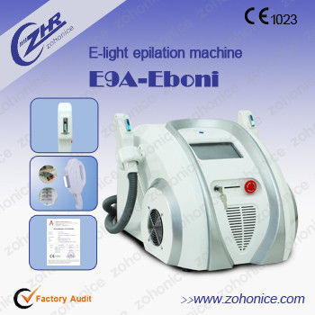 IPL RF touch screen depilação equipamento de beleza ELight portátil com botão vermelho