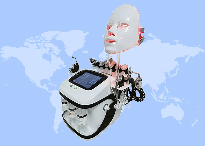 11 em 1 Limpeza facial Lifting de pele Máquina de Microdermabrasia Rf Hydro para esfoliação Limpeza profunda