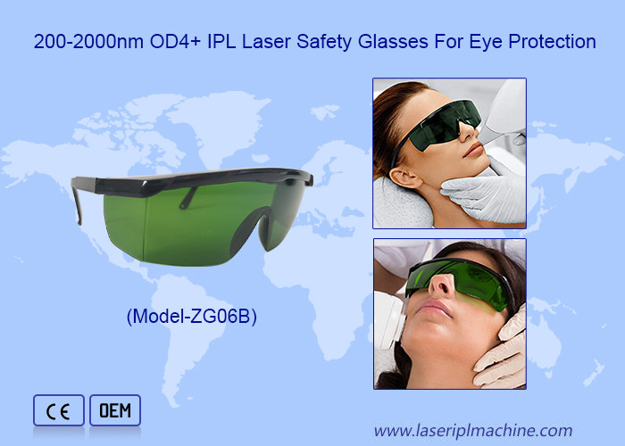 200-2000nm OD4+ IPL Óculos de Proteção Ocular de Segurança a Laser para Tratamento de Depilação a Laser