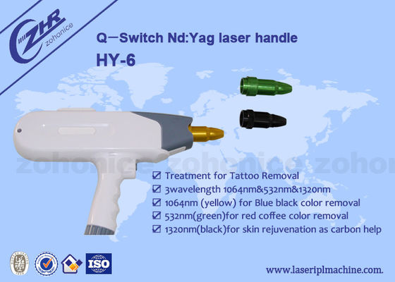 Bom preço 1064nm & 532nm Q - punho da máquina da remoção da tatuagem do laser do ND YAG do interruptor on-line