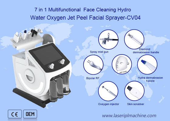 7 em 1 limpeza facial da hidro máquina portátil de Dermabrasion