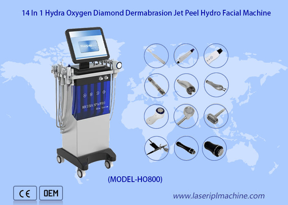14 em 1 oxigênio Jet Peel Machine Multifunctional For Skincare