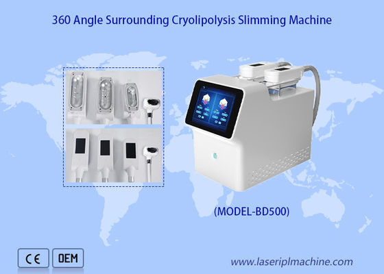 Bom preço 10,4” ângulos 360 que cercam a máquina gorda do emagrecimento do gelo de Cryolipolysis para a remoção gorda on-line
