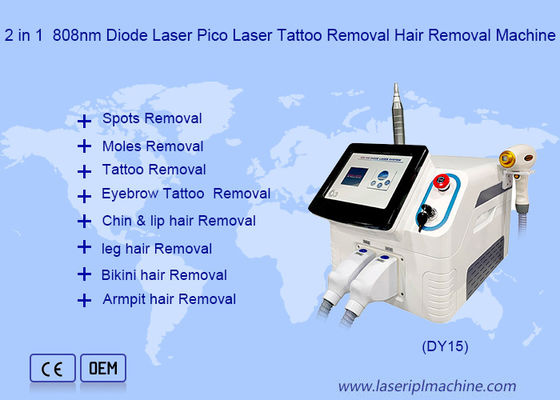 Bom preço Máquina 2 do laser do diodo dos termas 808 nanômetro em 1 remoção do cabelo e remoção da tatuagem do picossegundo on-line