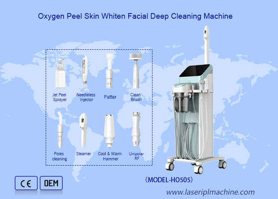 Bom preço Hydrafacial Dermabrasion de água peeling de pele branqueamento de água oxigénio máquina facial on-line