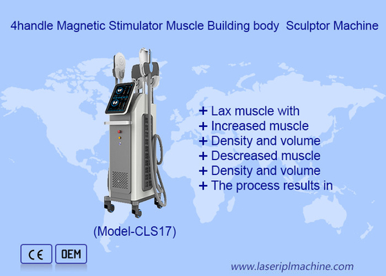 4 manuseio RF HI EMT estimulador magnético músculo Construção do corpo máquina escultor
