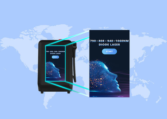 Bom preço Máquina de laser de diodo de 808nm 790nm 1060nm 940nm para clareamento e depilação da pele on-line