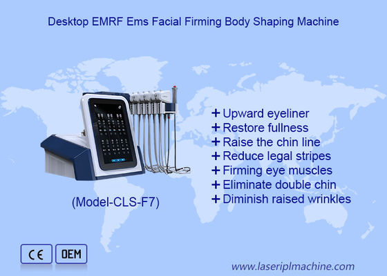 Bom preço 6 em 1 EMS Facial Sculpting Removing Wrinkle EMRF Face Body Slimming Machine on-line