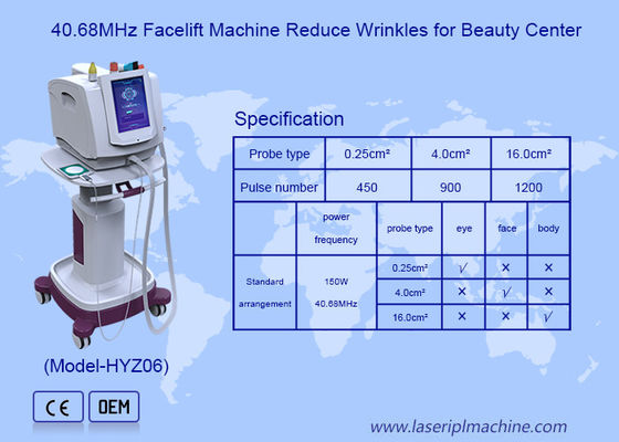 Bom preço 3in1 40.68MHz Focado Thermolift RF Skin Tightening Body Firming Machine on-line