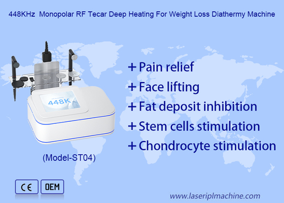448khz Cet Ret Resistivo RF de alívio da dor Tecar máquina de terapia