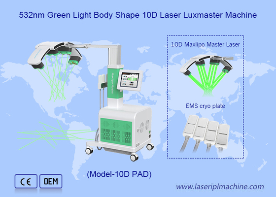 Ems Placa de Refrigeração Máquina de Perda de Peso a Laser Maxlipo Master 10d
