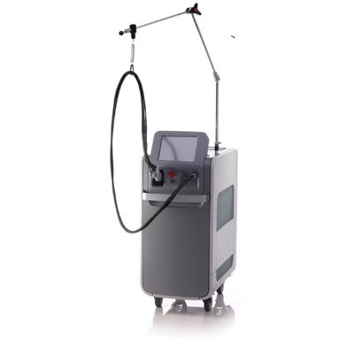 Pulso longo indolor do laser 1064nm do Nd Yag da máquina preta da remoção do cabelo do laser do diodo da pele