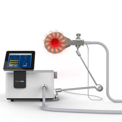 Bom preço 100-300 Khz Resfriamento de ar Máquina de magnetoterapia Lesões esportivas Alívio da dor nas articulações Fisioterapia on-line