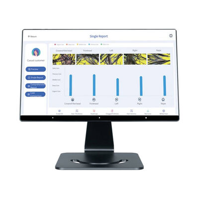 4 Línguas Smart Al Analisador de Capa de cabelo Cuidados de Capa de cabelo Máquina de cabeça direcionada