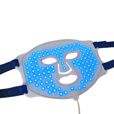 Bom preço Máskara facial LED de luz vermelha e azul avançada Silicone para uso pessoal em todos os tipos de pele on-line