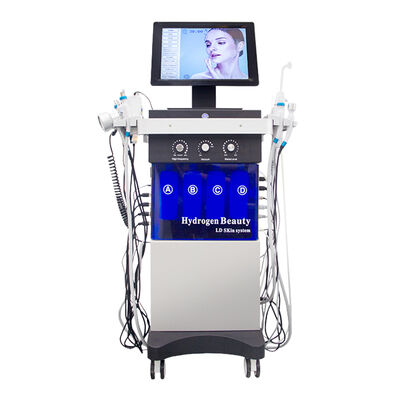 Máquina de Limpeza Facial Ultrassônica RF Bio 14 em 1 com Hidrodermabrasão