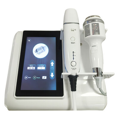 Bom preço Máquina Multifuncional RF Hifu Ice Hammer 2 em 1 para Rejuvenescimento da Pele e Combate a Rugas on-line
