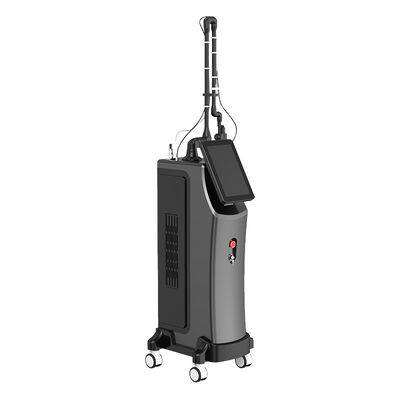 Tela sensível ao toque de 12,1 polegadas para remodelação de cicatrizes e firmeza da pele, máquina de laser fracionado de CO2 de 10600nm