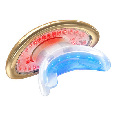 Mini terapia de fótons LED luz azul vermelha branqueamento de dentes anti rugas labiais dispositivo plumper labial