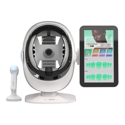Bom preço 3 câmeras com tela de toque de 15,6 polegadas, portátil, microscópico, analisador de pele facial inteligente AI on-line