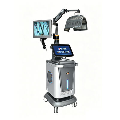 Máquina de crescimento de cabelo de 650nm LLLT Terapia 12,1 polegadas Touch Screen Cuidados com a cabeça