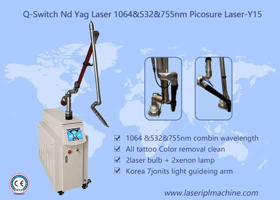 Bom preço Q Switch ND YAG remoção de manchas remoção de pigmento remoção de tatuagem a laser picossegundo on-line
