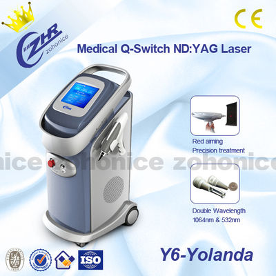 Bom preço Máquina de remoção de tatuagens a laser Nd Yag 1064nm 532nm para salão on-line