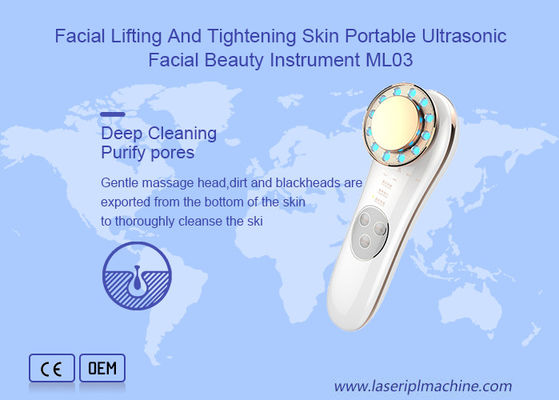 Bom preço Pele de levantamento do instrumento facial ultrassônico portátil da beleza e de aperto facial on-line