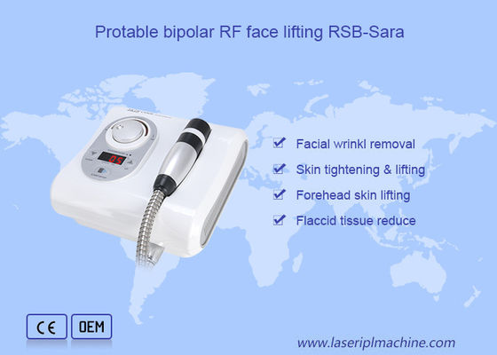 Bom preço Dispositivo de levantamento facial da beleza da radiofrequência Biopolar home portátil do RF do uso on-line