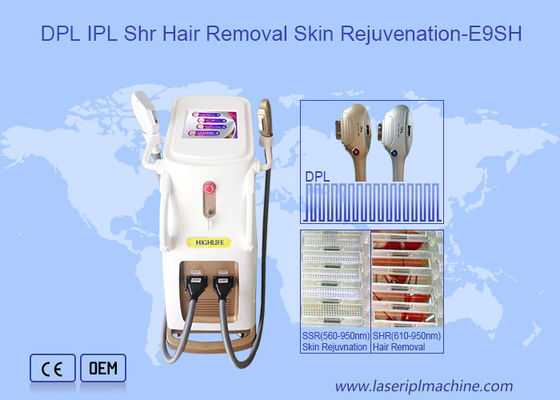 máquina da remoção do cabelo do laser de 8*34mm 1200W DPL IPL SHR